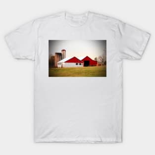 Red And White Barn T-Shirt